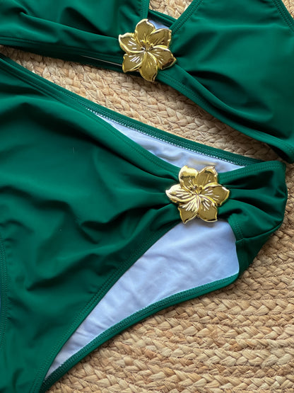 Emerald Green Halter Bikini