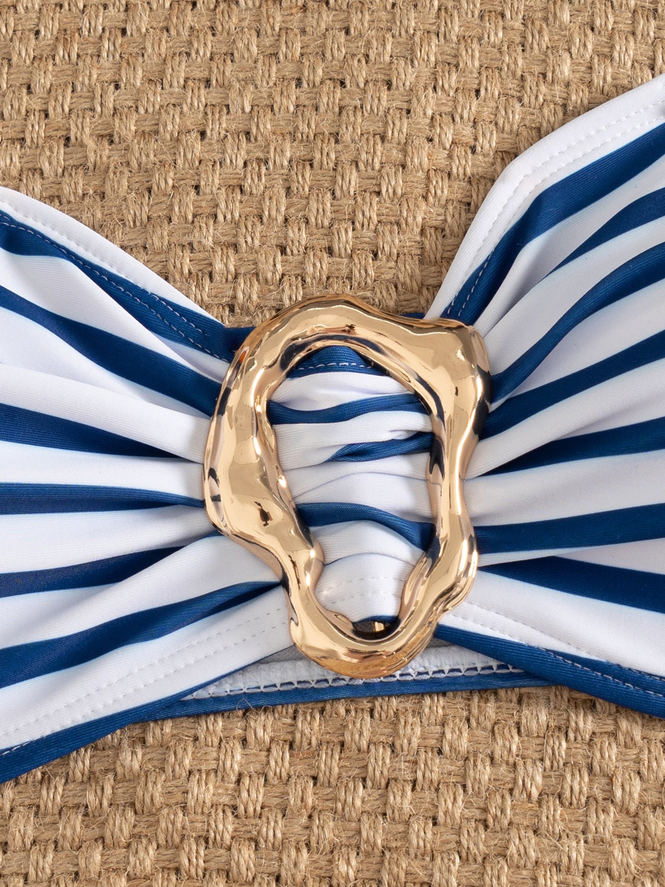 Nautical Charm Striped Bikini Set