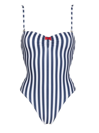 Women’s Nautical Stripe One-Piece Swimsuit