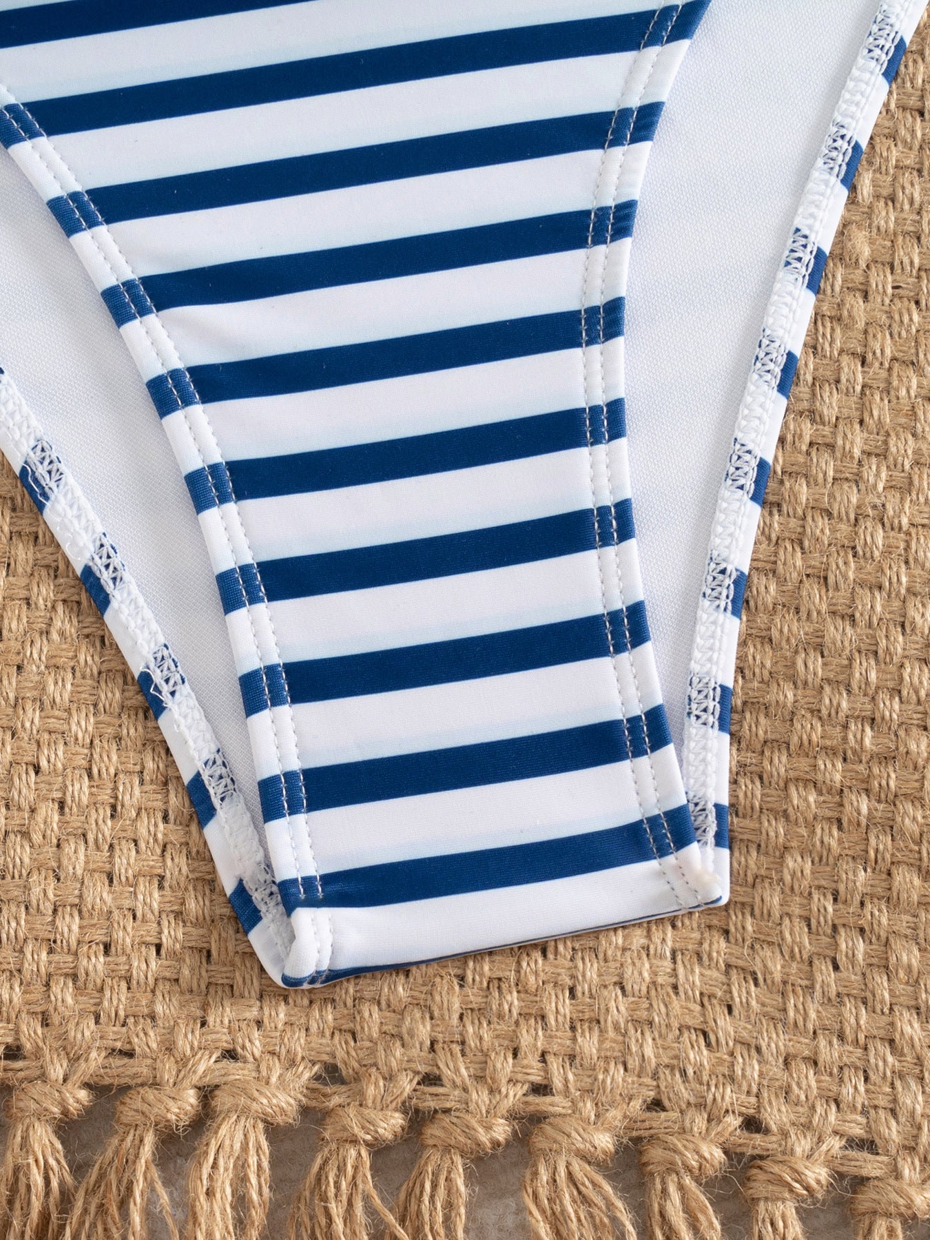 Nautical Charm Striped Bikini Set