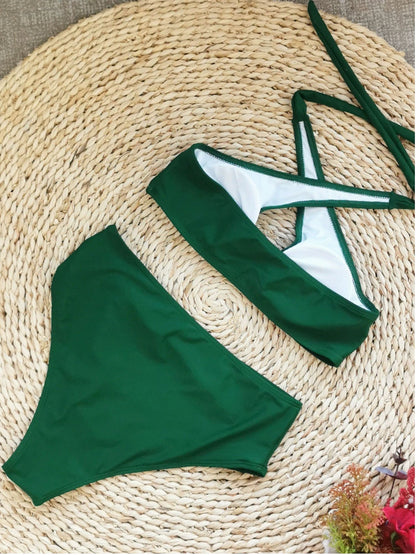 Emerald Green Halter Bikini