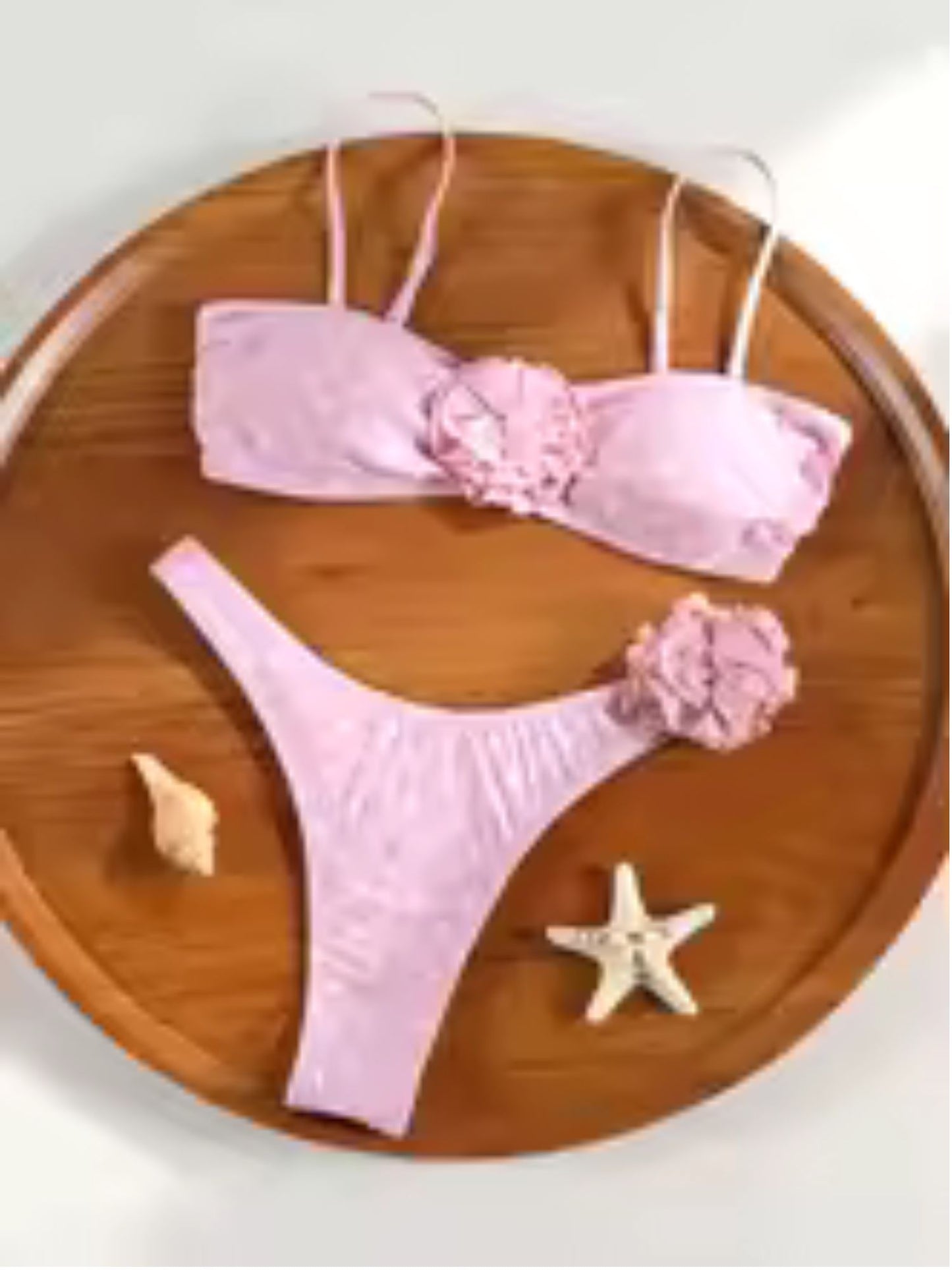Pink Polka Dot Bikini Set