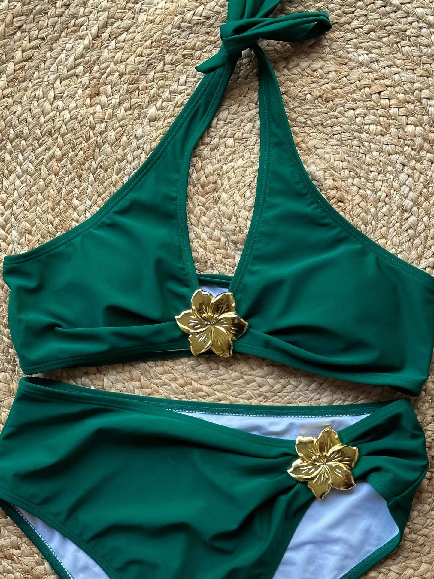 Emerald Green Halter Bikini