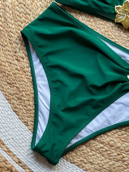 Emerald Green Halter Bikini
