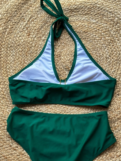 Emerald Green Halter Bikini